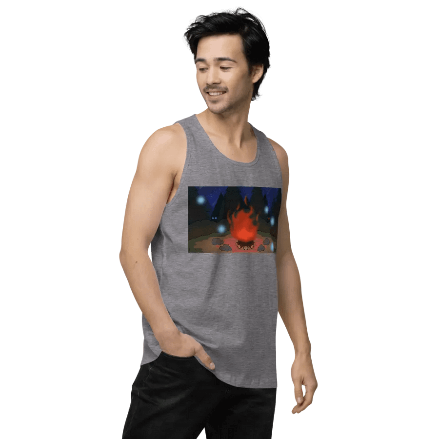 Men's Premium Tank Top - Cryptid Summoning Circle - Full product image (3)