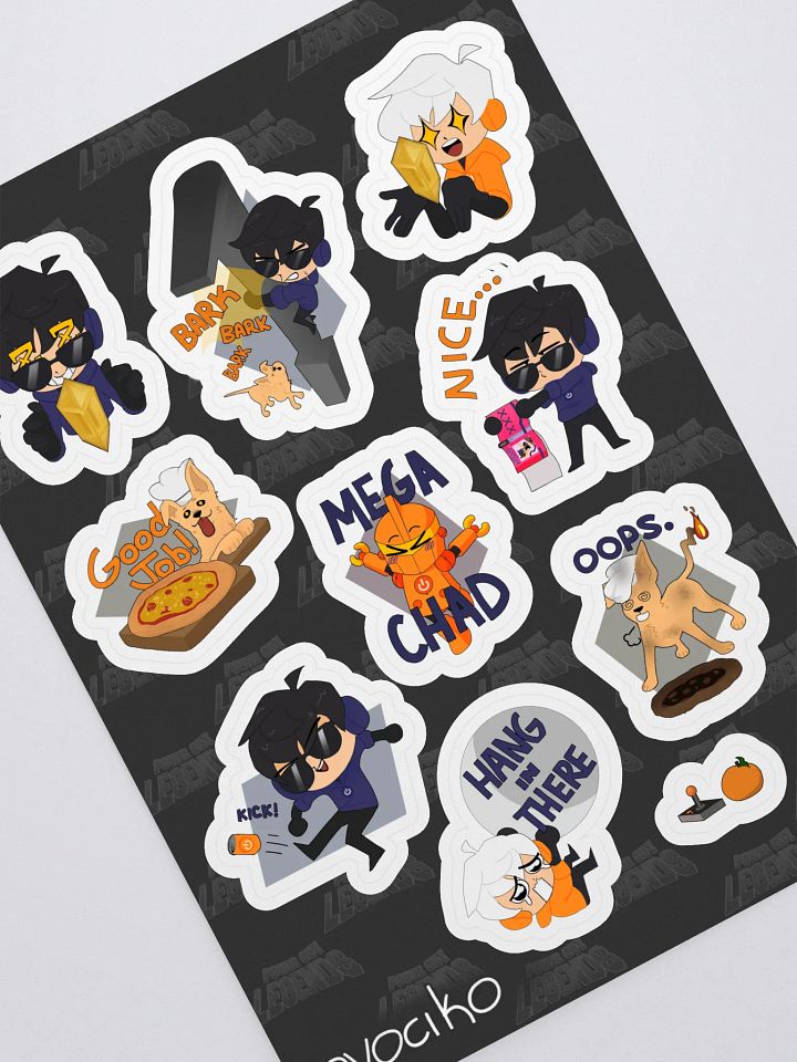 Power Guy Legends Sticker Sheet product image (1)