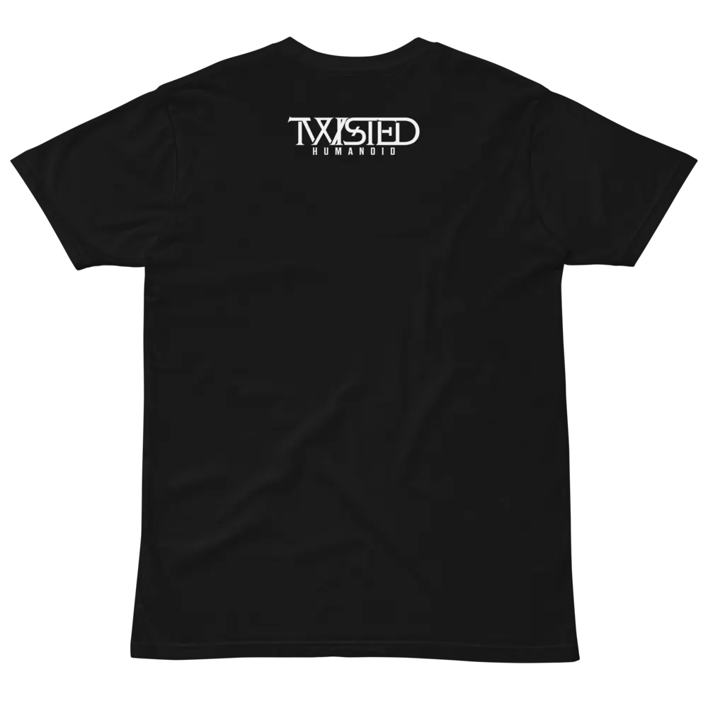 Embroidered Twisted Humanoid Monogram Pocket Tee - Blk product image (3)