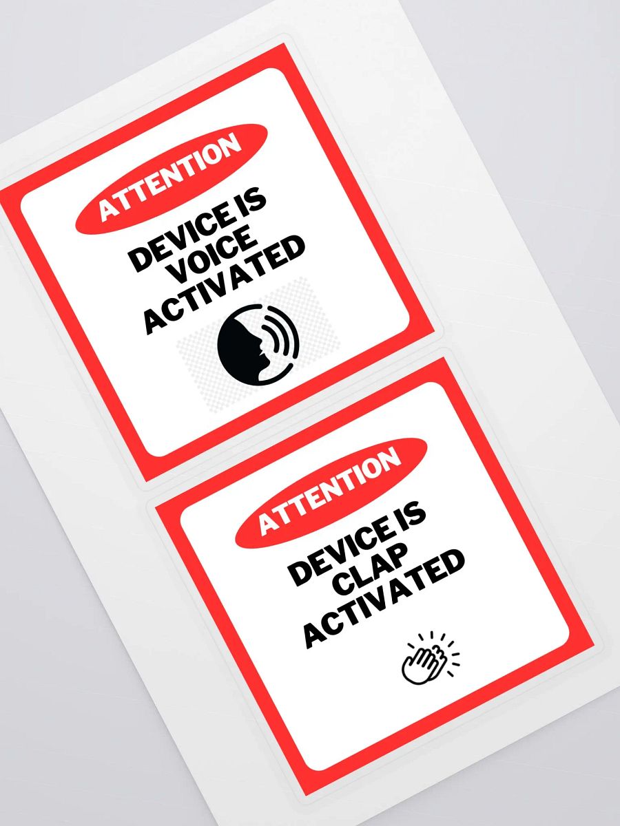Voice and clap activated stickers product image (3)