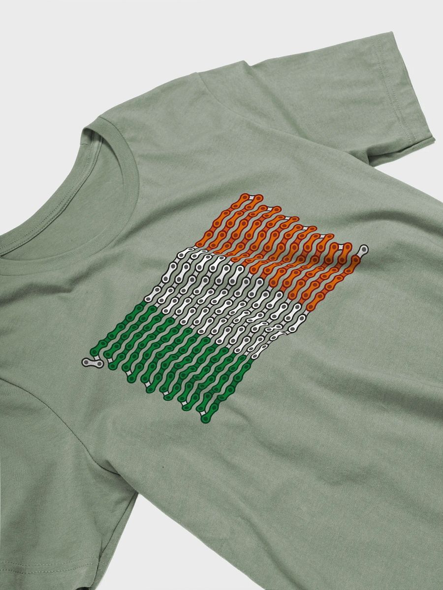 Ireland Bike Chain Flag on Dark Color Supersoft Tee product image (6)