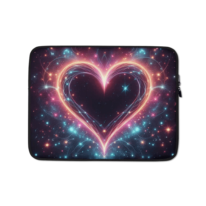 Colorful Light Love Laptop Sleeve product image (1)