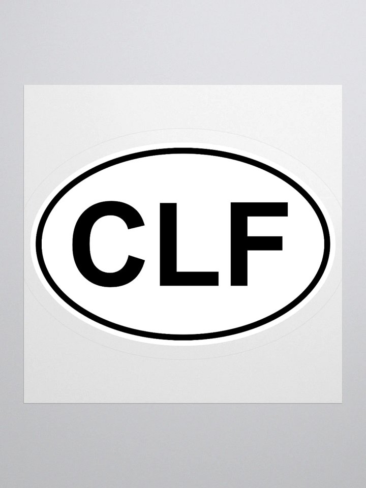 CLF Oval Sticker product image (1)