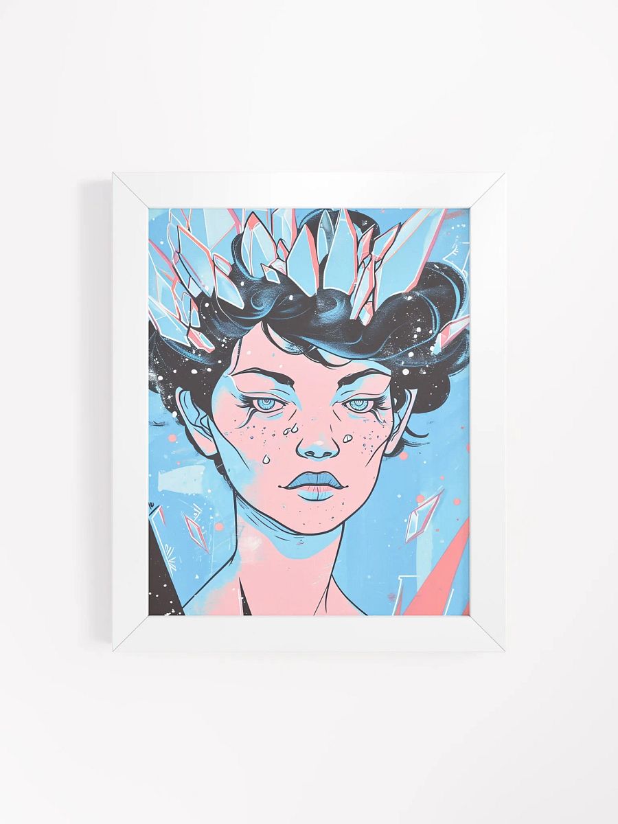 Crystal Crowned Grief Framed Art Print product image (4)