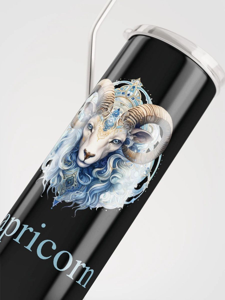 Blue Capricorn Zodiac Stainless Steel Tumbler: Sip in Zodiac Splendor product image (5)