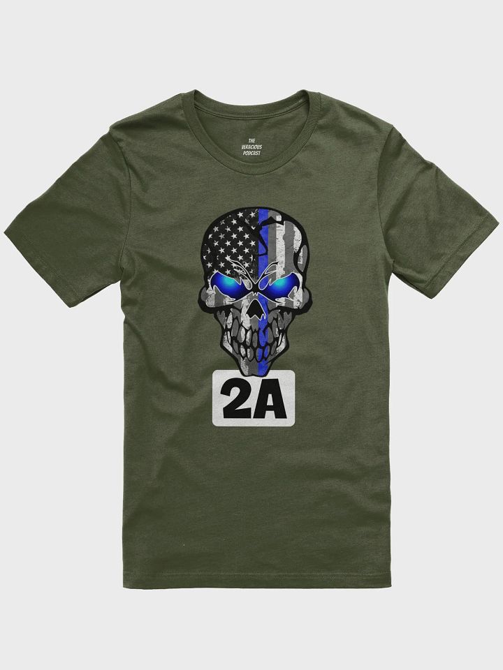 Thin Blue Line 2nd Amendment #1 Supersoft T-Shirt product image (1)