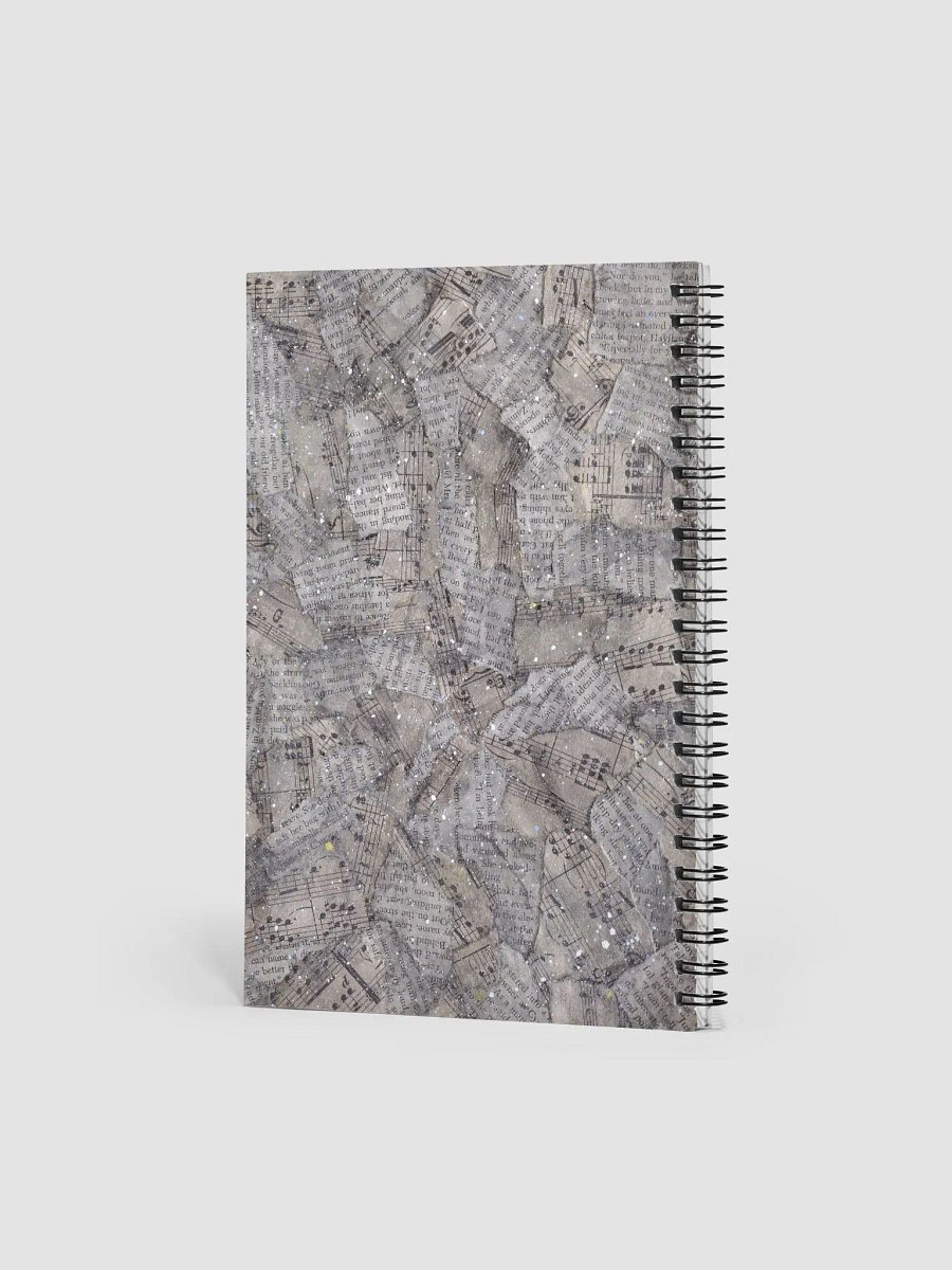 Universe of Words and Music Spiral Notebook product image (2)