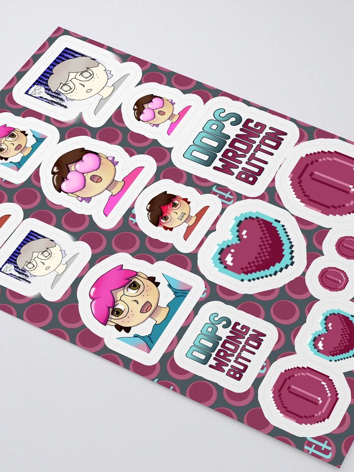 Emote Sticker Sheet product image (2)