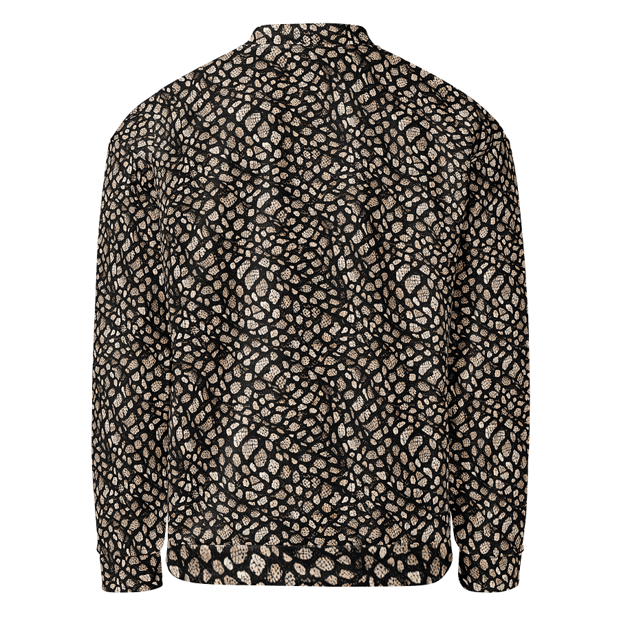 Brown Skin Snake Bomber Jacket product image (2)