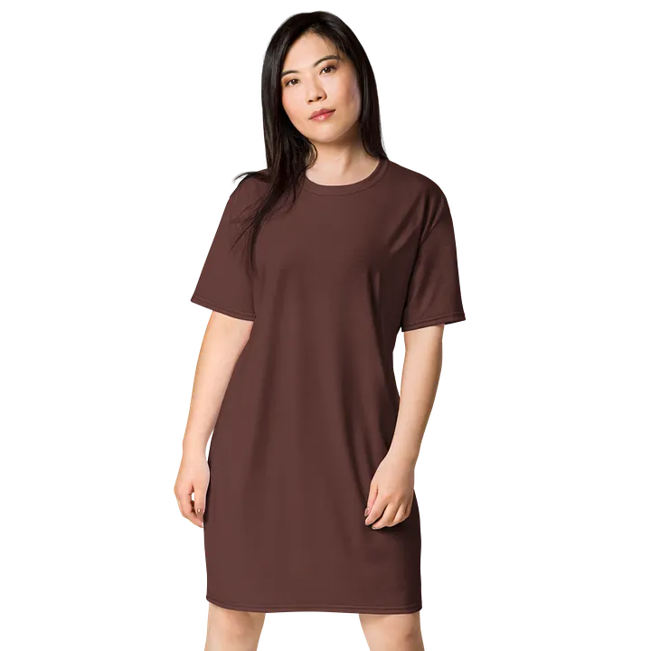 Minimalist Athleisure Chic T-Shirt Dress product image (1)