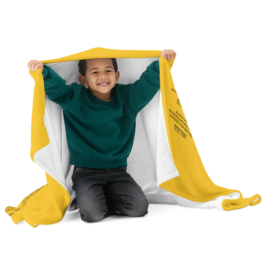 Armour Of God Mustard Yellow Prayer Blanket product image (9)