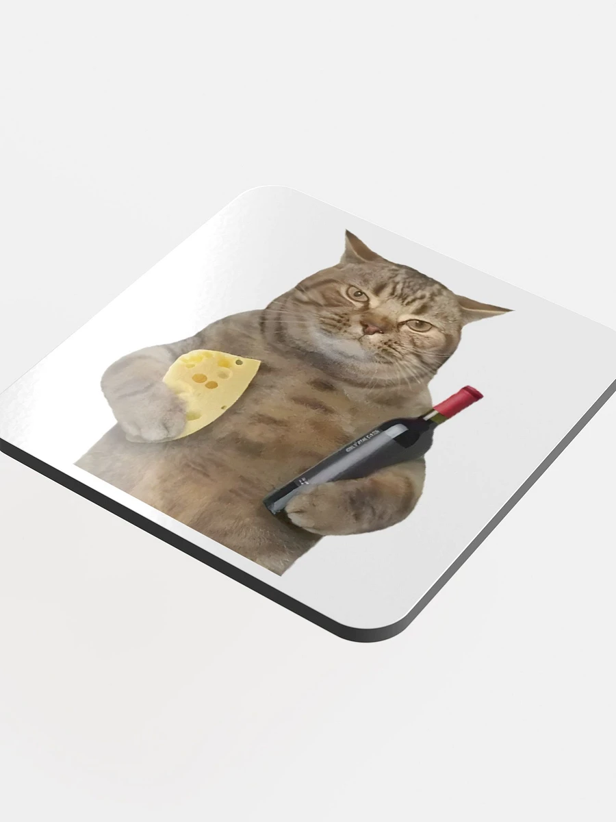 Glossed Cork Coaster: Meme Cats product image (4)