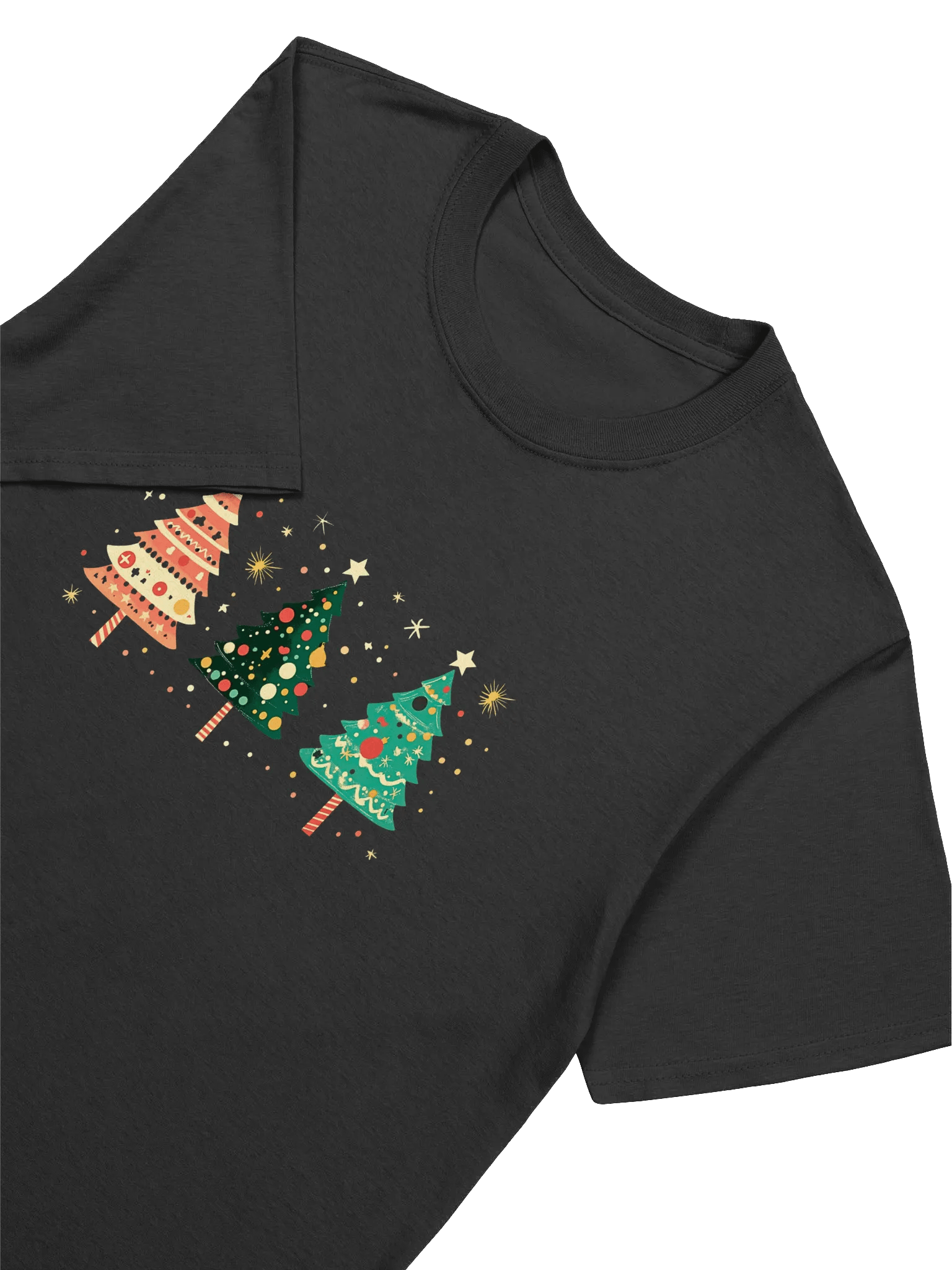 Cute Christmas Trees Unisex T-Shirt product image (19)