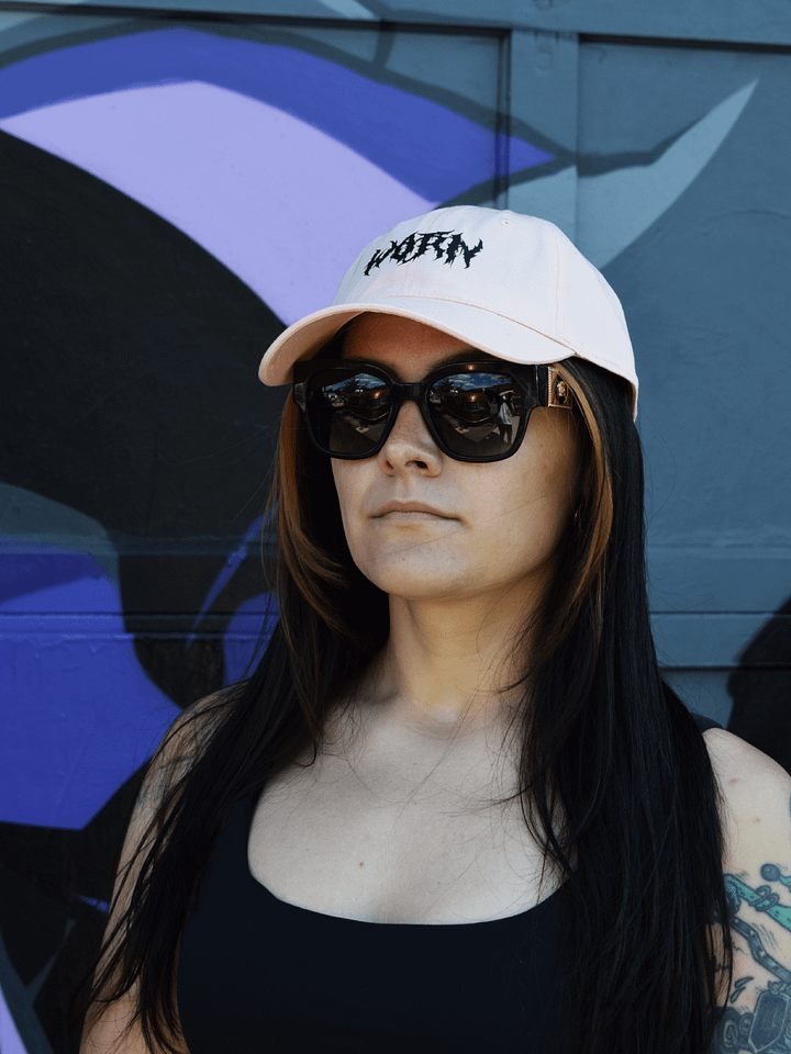Worn Logo Pink Dad Hat product image (1)