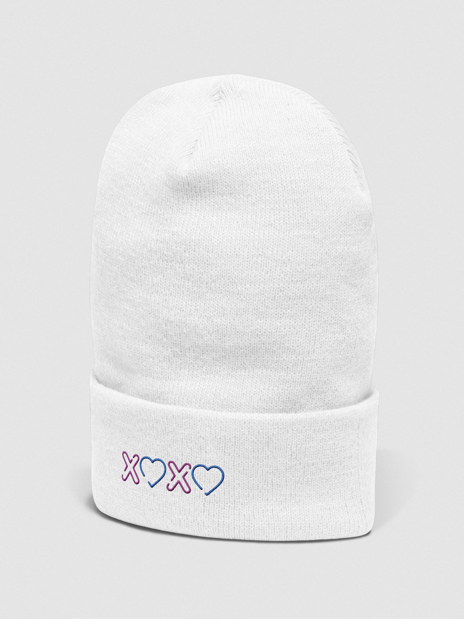 Neon Love Cuffed Beanie product image (5)