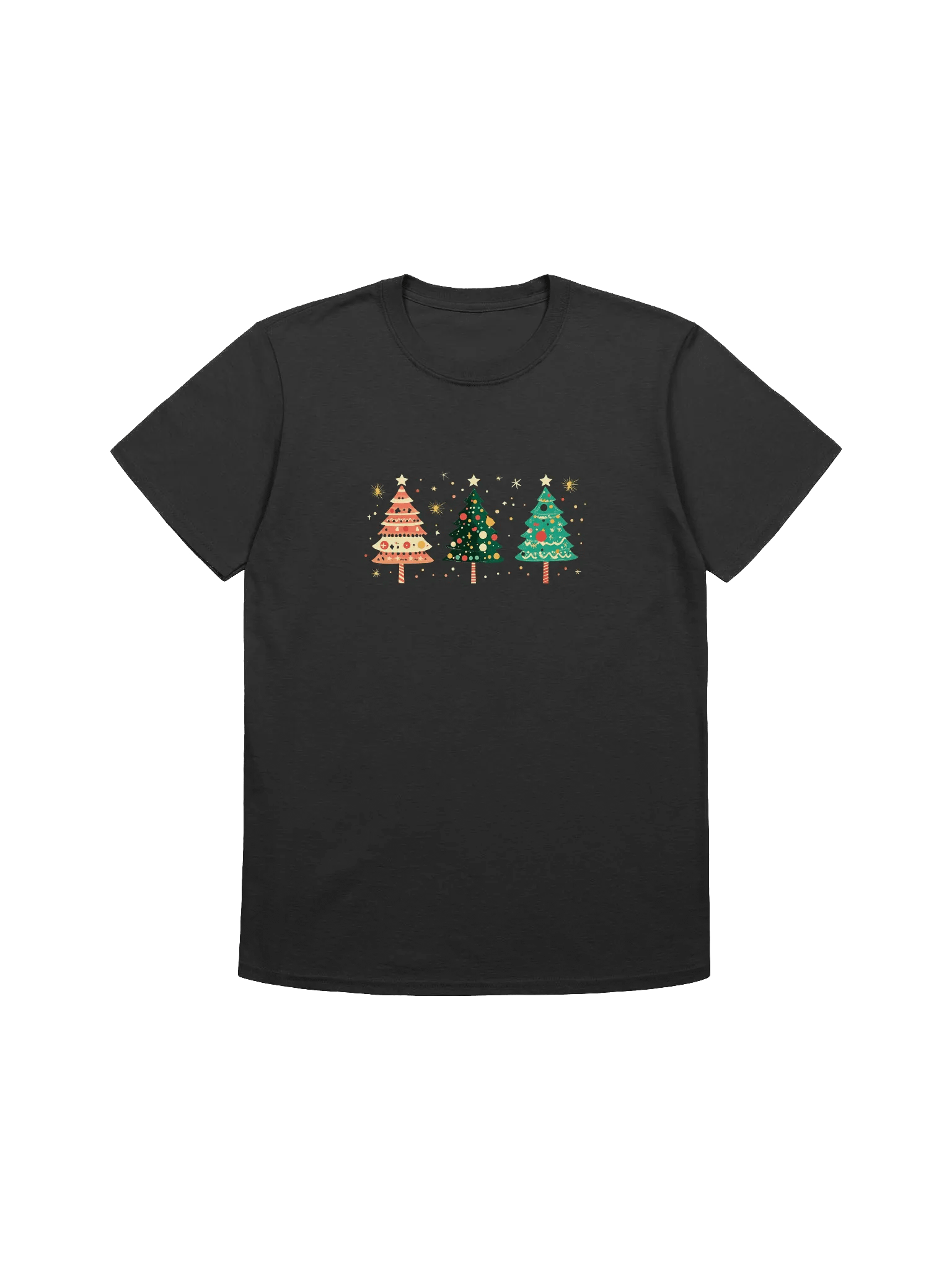 Cute Christmas Trees Unisex T-Shirt product image (3)