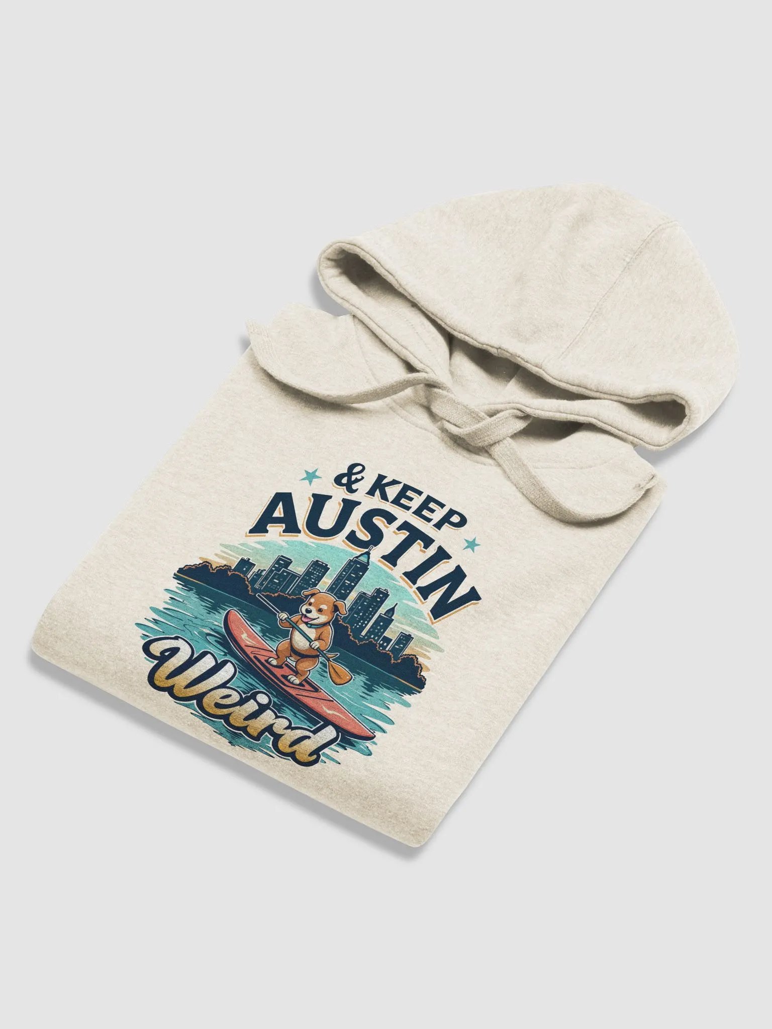 Austin Paddleboarding Dog Hoodie product image (46)