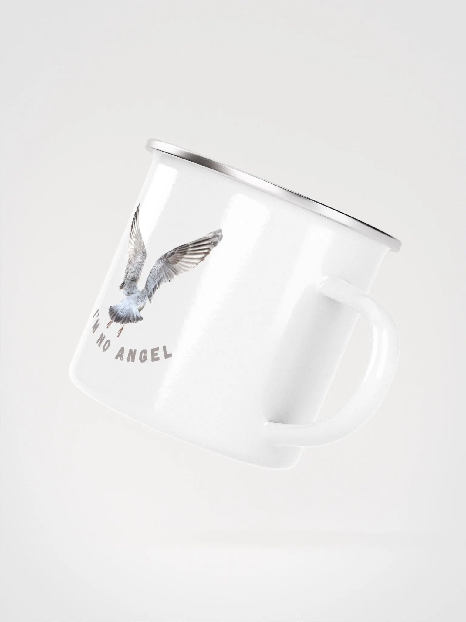 I'm No Angel Enamel Mug product image (3)
