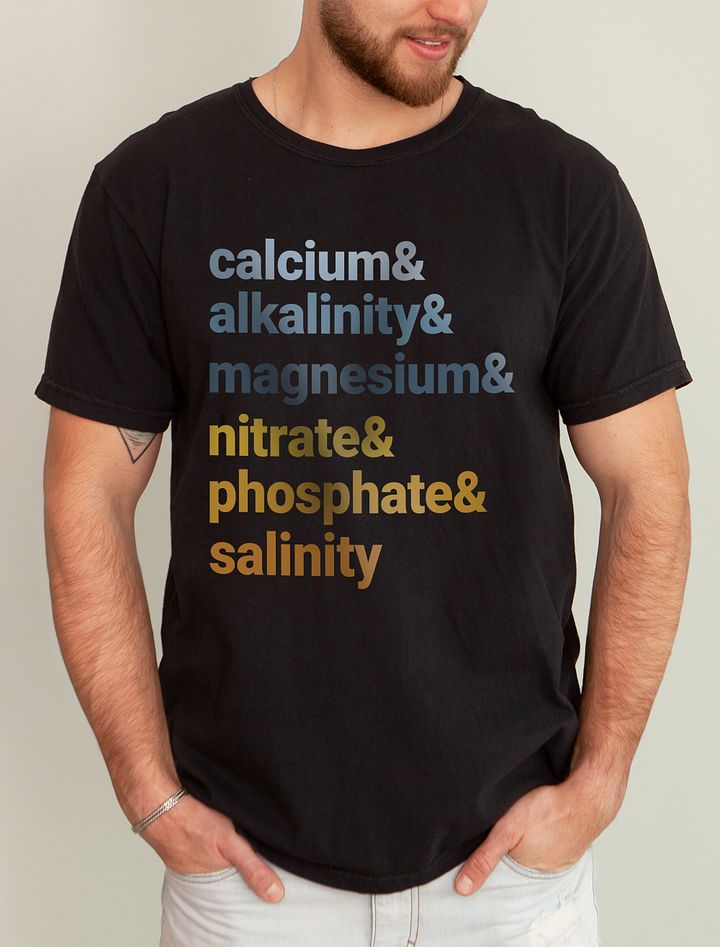 Reef Aquarium Chemistry | T-Shirt for Saltwater and Coral Reef Aquarium Hobbyists product image (1)