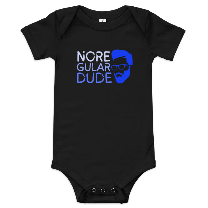 NOREGULAR DUDE Illustrated Baby Onesie product image (1)