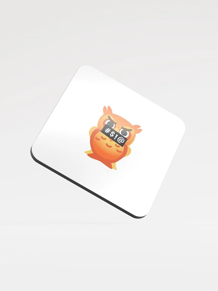 Swearing Owl Coaster product image (1)