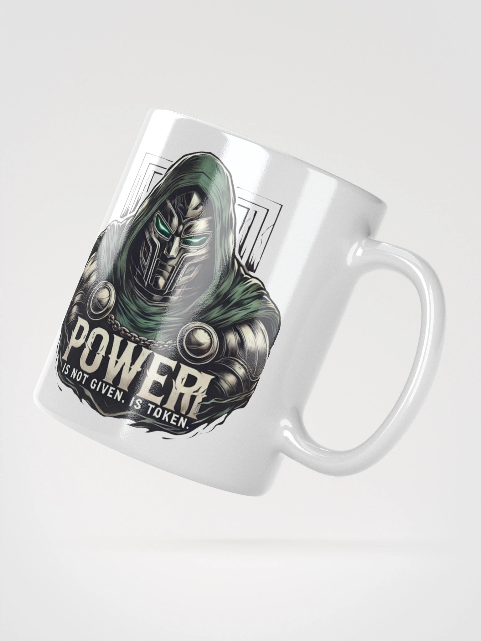 Powerful Conquest White Glossy Mug product image (6)