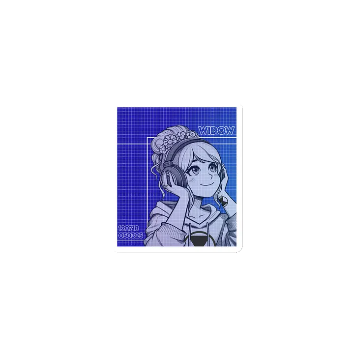 Widow Blueprint Magnet product image (1)