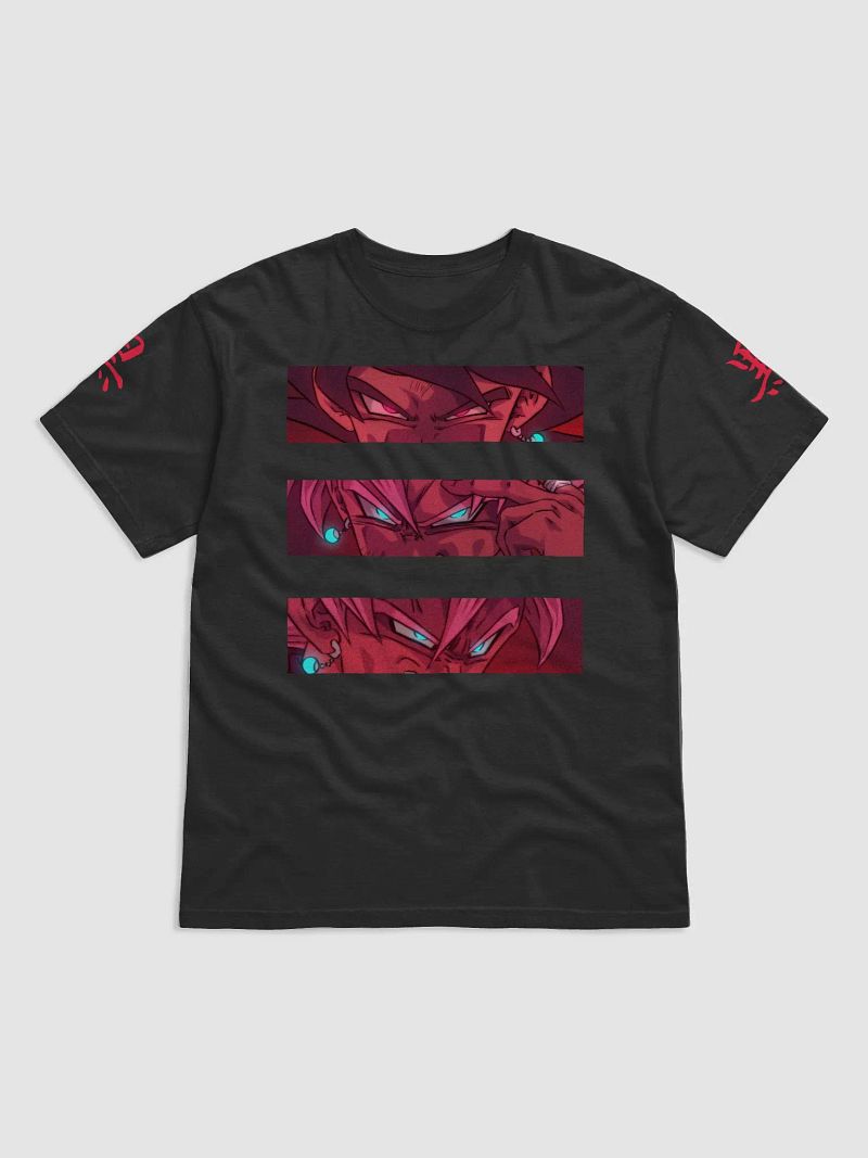 goku black shirt ( rose at the back )