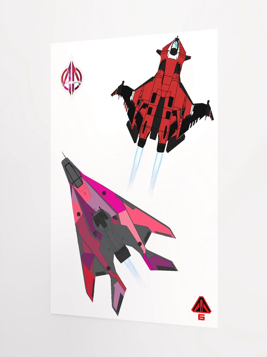 Custom Light Fighter Matte Poster product image (8)