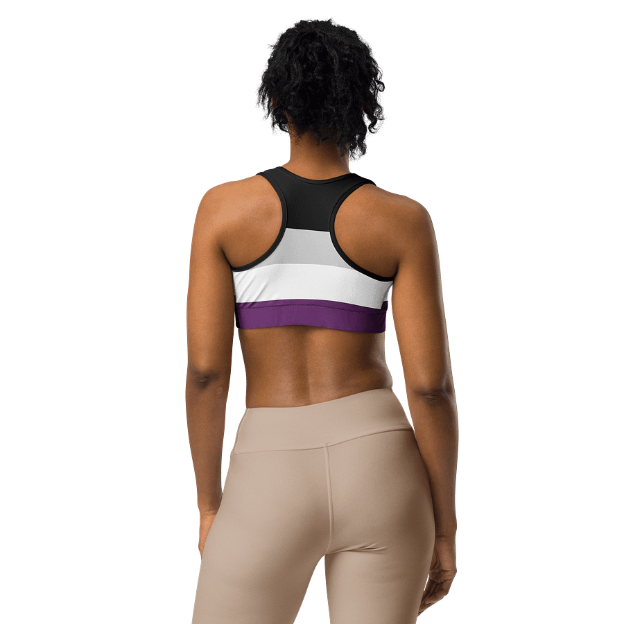 Asexual Pride Flag Sports Bra product image (3)