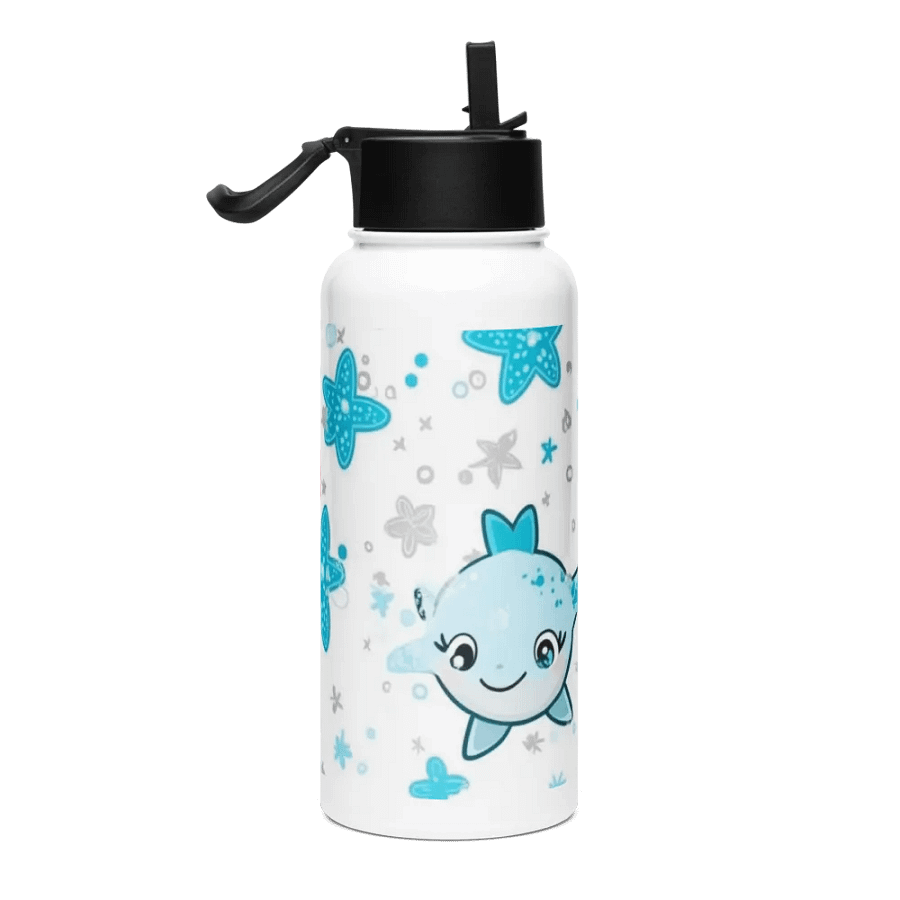 Whimsical Baby Shark Stainless Steel Water Bottle product image (4)