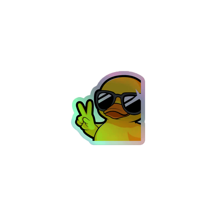Rubber Ducky Peace Sticker product image (1)