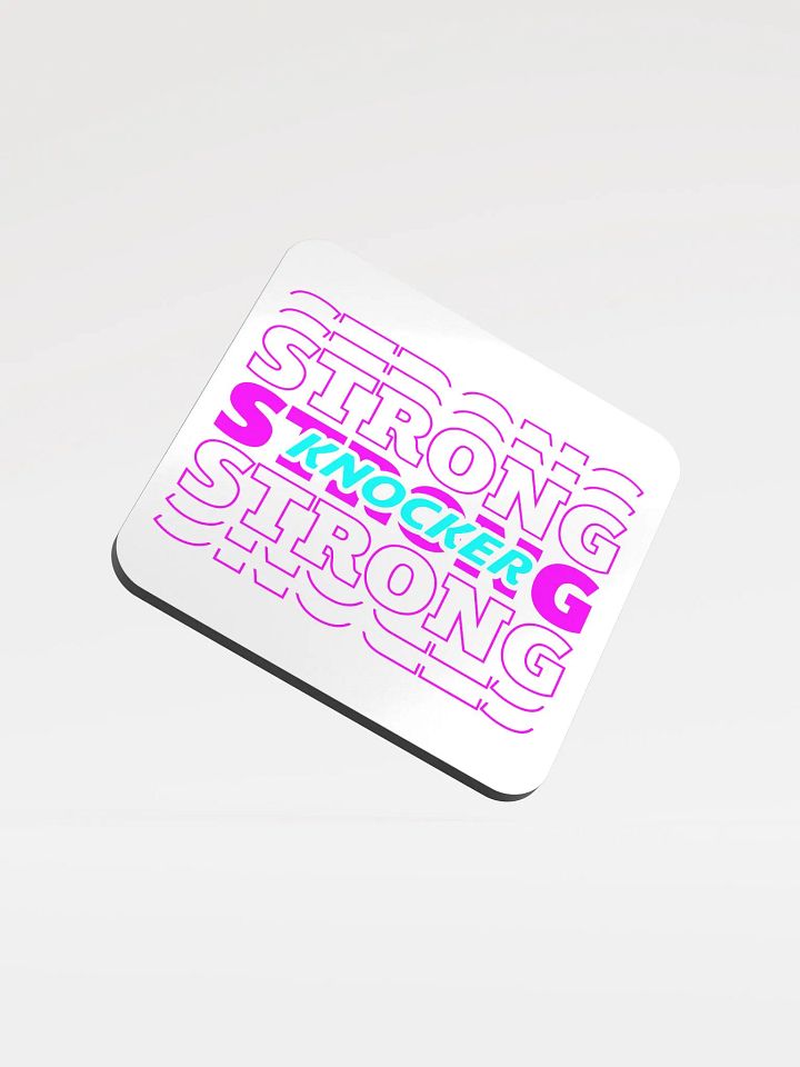 KNOCKER STRONG GLOSSED CORK COASTER product image (1)
