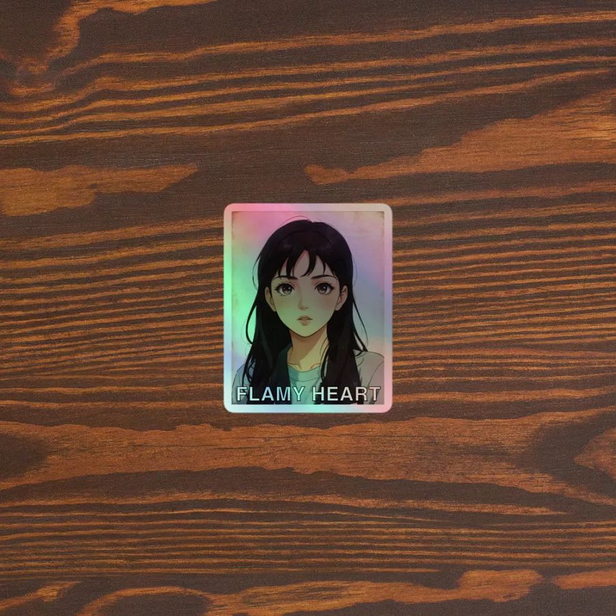 Flamy Heart Sticker product image (3)