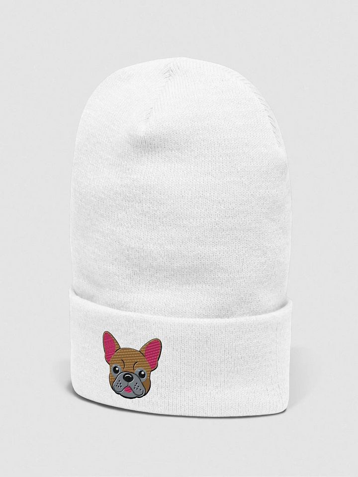 French Bulldog Embroidered Cuffed Beanie product image (2)