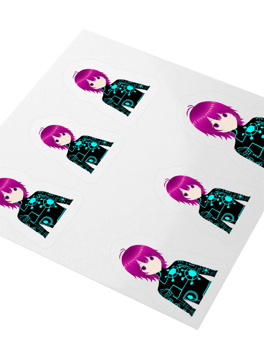 Neon Circuit Anime Sticker Set product image (3)