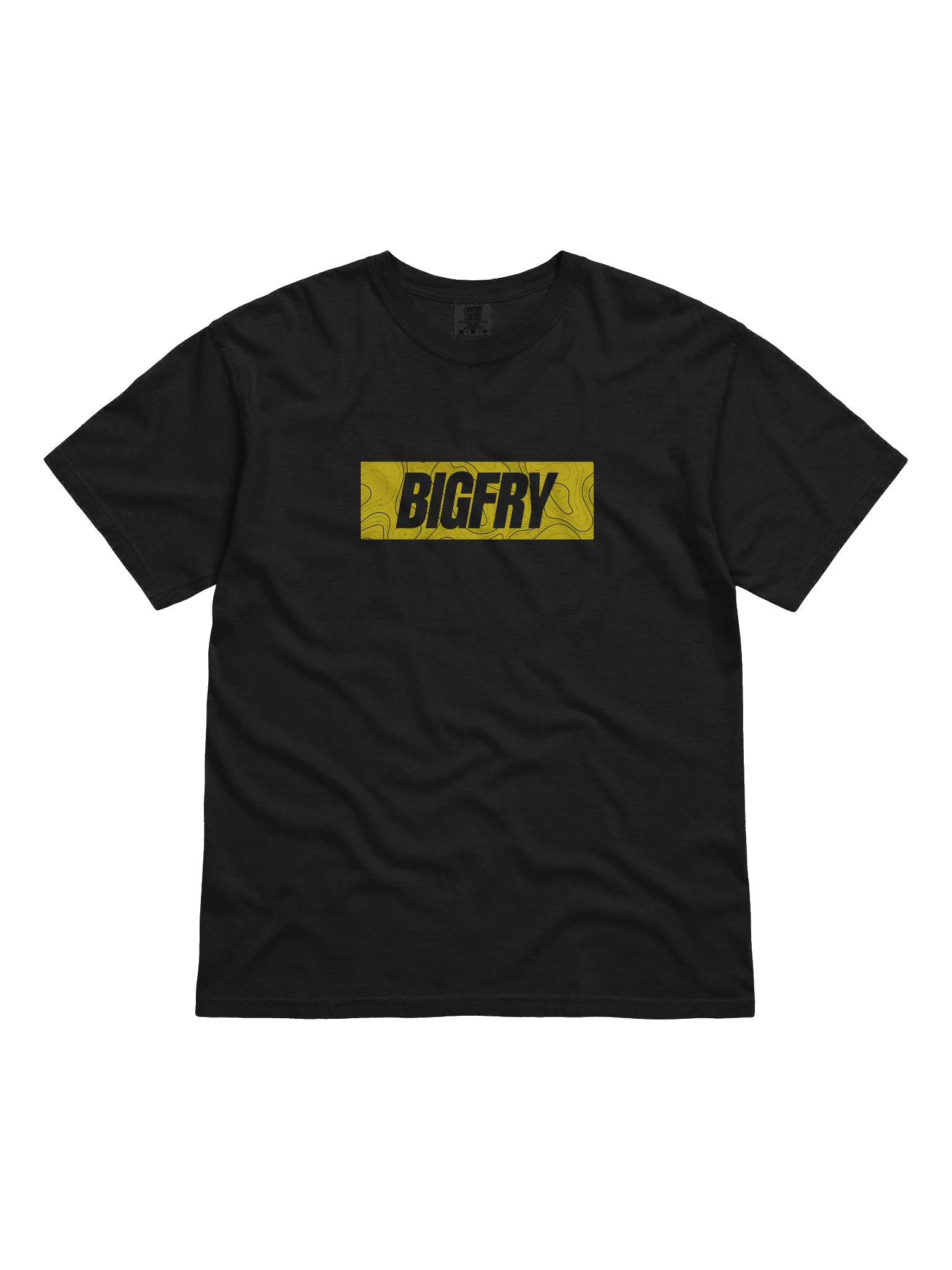 BIGFRY™ | TOPOGRAPHY TEE (BLACK) product image (1)