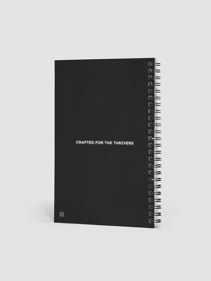 Motivational Journal Notebook Black Minimalist 3 product image (2)