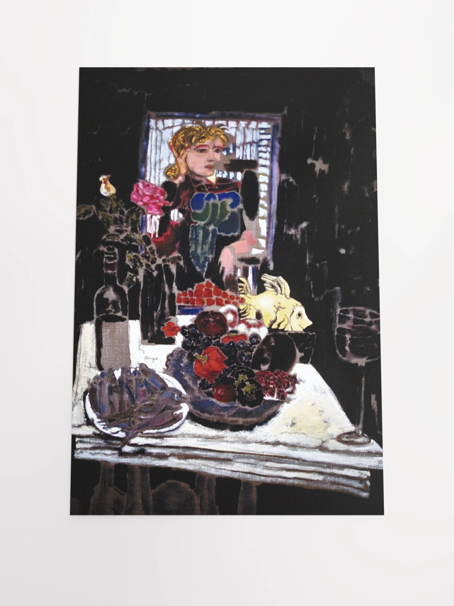 Still Life on White Table (aka Helga) (1987) print product image (2)
