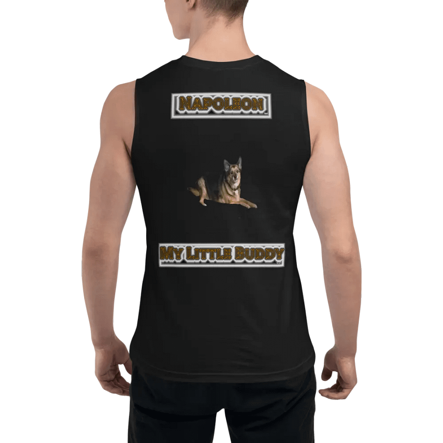 Napoleon - My Little Buddy - Front Embroidered Design 01 - Muscle Tank product image (7)