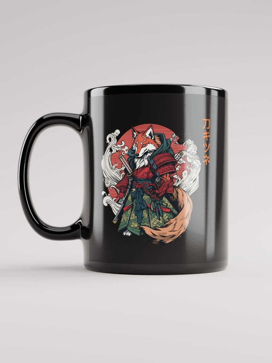 Red Fox Samurai Japanese Kitsune Art Vintage style product image (6)