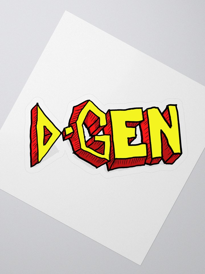 D-gen sticker red product image (2)