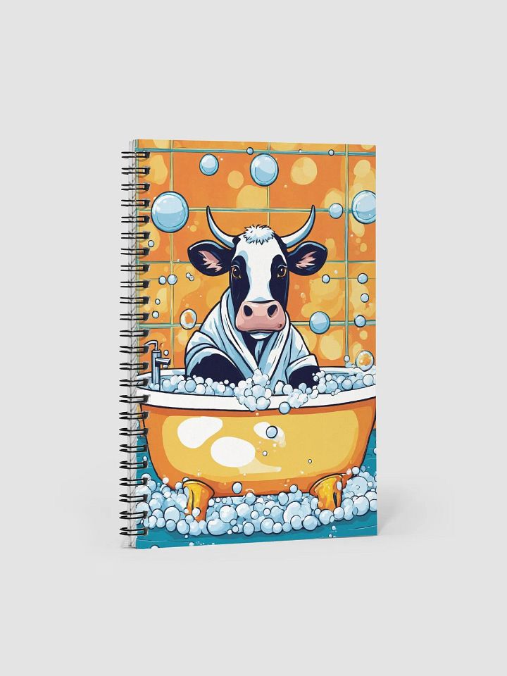 Cow in a Bubble Bath Notebook product image (2)
