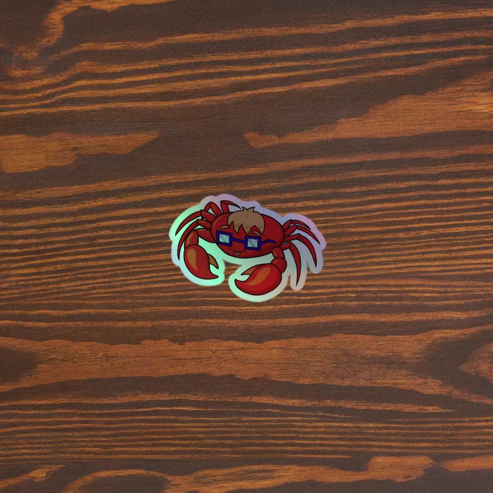 Crab Lee HOLO sticker!! product image (5)