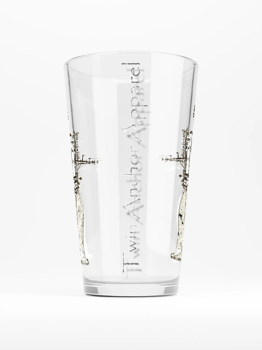 Mirrored Richard Brusco & Ancher 16oz Pint Glass product image (2)