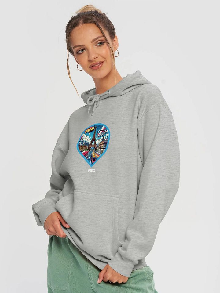 Lane Seven Premium Pullover Hoodie | AI Design Paris city product image (1)