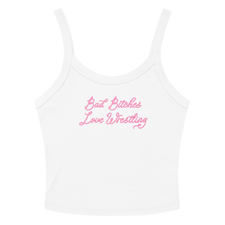 Limited Lasso Edition: Bad Bitches Love Wrestling Micro Rib Tank Top product image (10)
