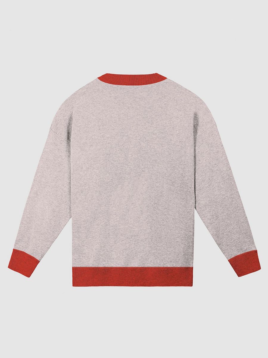 admittedly difficult (pink and red) knitwear relaxed crewneck product image (10)