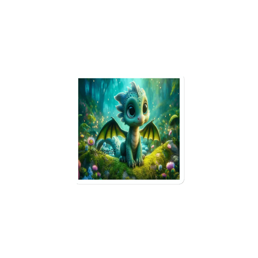 🧲 Enchanting Baby Dragon Magnets – Forest Fantasy Edition 🐉🌸 product image (1)
