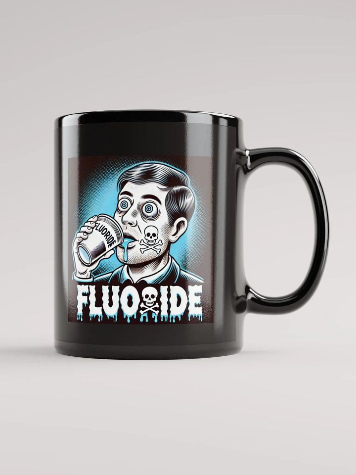 FLUORIDE PHIL MUG BLK product image (1)